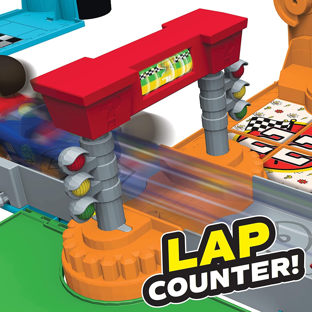 مجموعة اللعب بمضمار السباق الكبير طاقم كومبو وورلد ريان