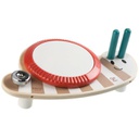 هيب -سبيكة الطبل دان مصنوعة من الخشب وتقدم للأيدي الصغيرة طرقًا مختلفة لتأليف الموسيقى.