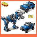 كيو مان-ديناصور نموذج سيارة تحويل 3في1