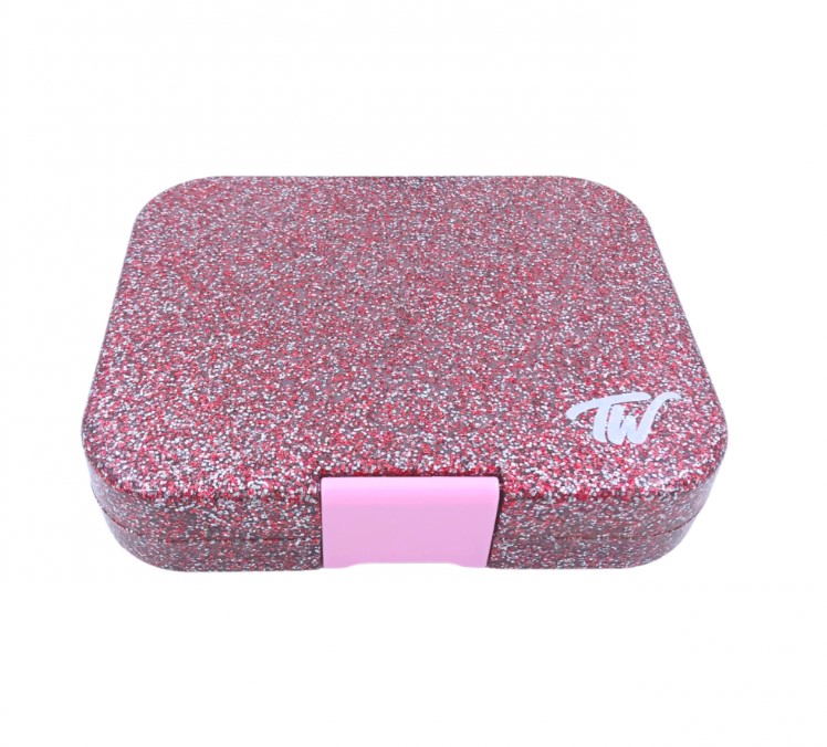 صندوق طعام اربع اقسام لامع