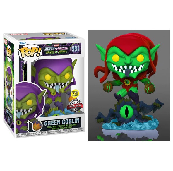 فنكو بوب مارفل ميك سترايك مونستر هنترز- 991- غرين غوبلن غلوو