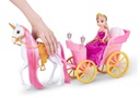 سباركل جيرلز دمية يونيكورن والأميرة مع عربة