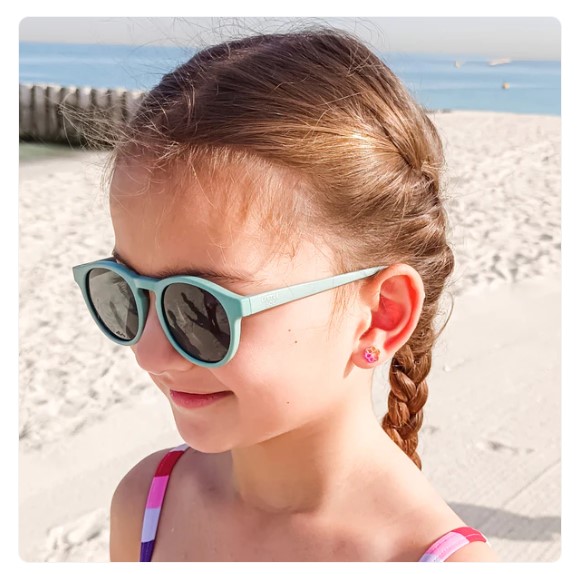 ليتل سول - نظارات شمسية جرانيت خضراء للأطفال