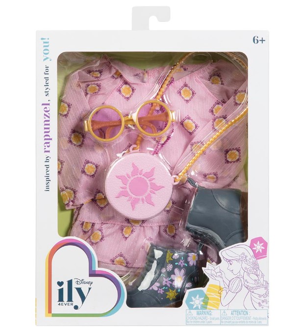 ديزني - مجموعة ألعاب إلي فاشن باك رابونزيل مستوحاة من دمية - 221121-AL