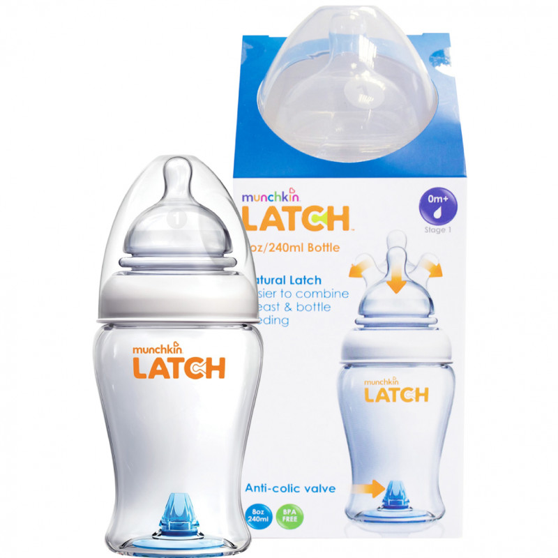 Munchkin LATCH 8oz Bottle Natural Move