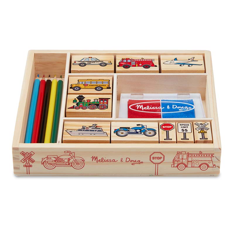 Melissa and Doug Vehicle Stamp Set