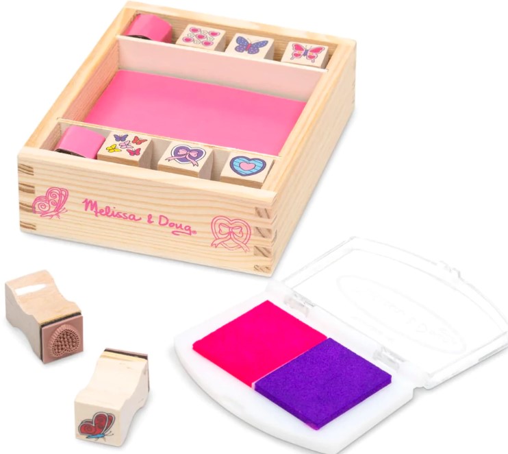 طقم ختم فراشة وقلب من مليسا اند دوغ