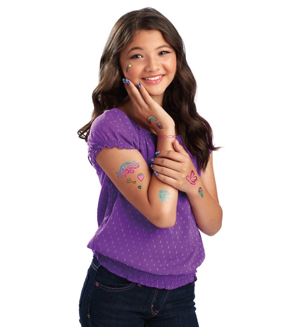 شيمر ان سباركل - تاتو للاظافر والجسم - مجموعة حرفية للاطفال