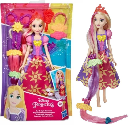 أميرة ديزني مع إكسسوارات الشعر رابونزيل