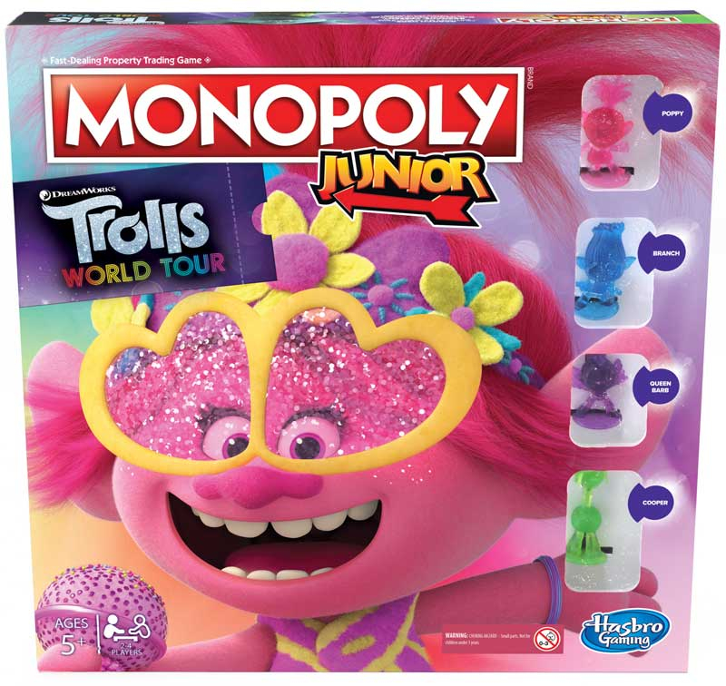 MONOPOLY JR TROLLS