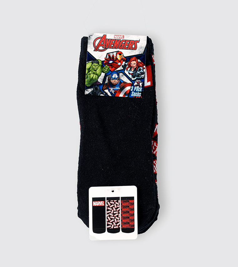 جوارب مارفل افنجرر - 3قطعة