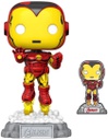 Pop! Marvel: A60 - Comic Iron Man w/ Pin (Exc)