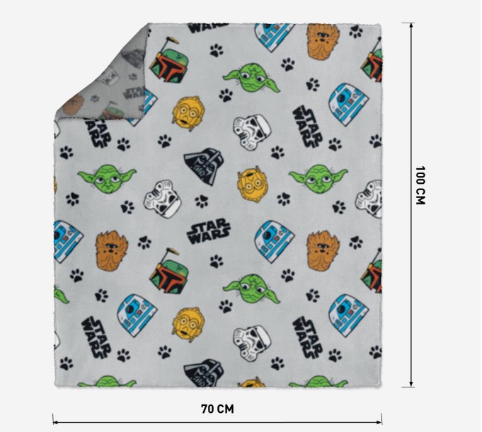 2800000743 DOG BLANKETS 70 X 100 CM STAR WARS