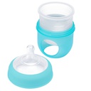 Boon -NURSH Silicone Bottle 4oz Blue