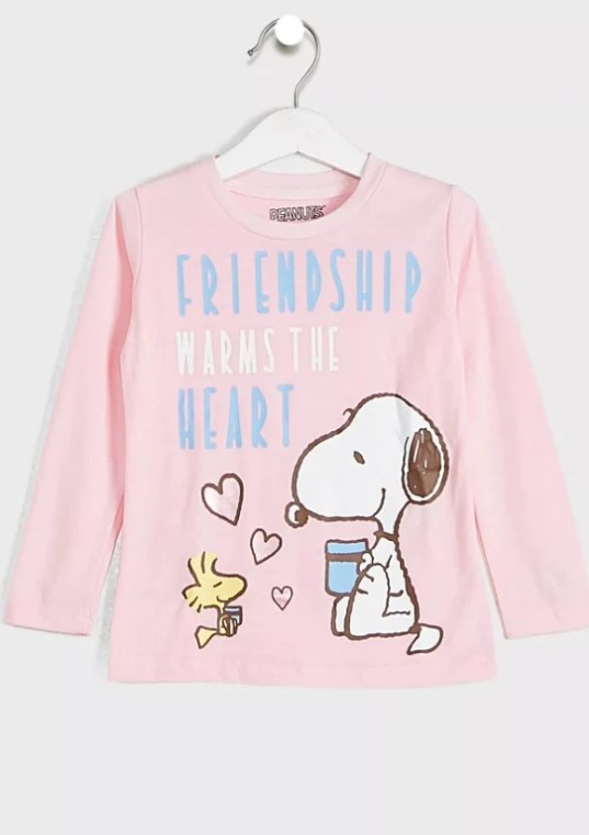 طقم بجامة بناتي سنوبي جونيور