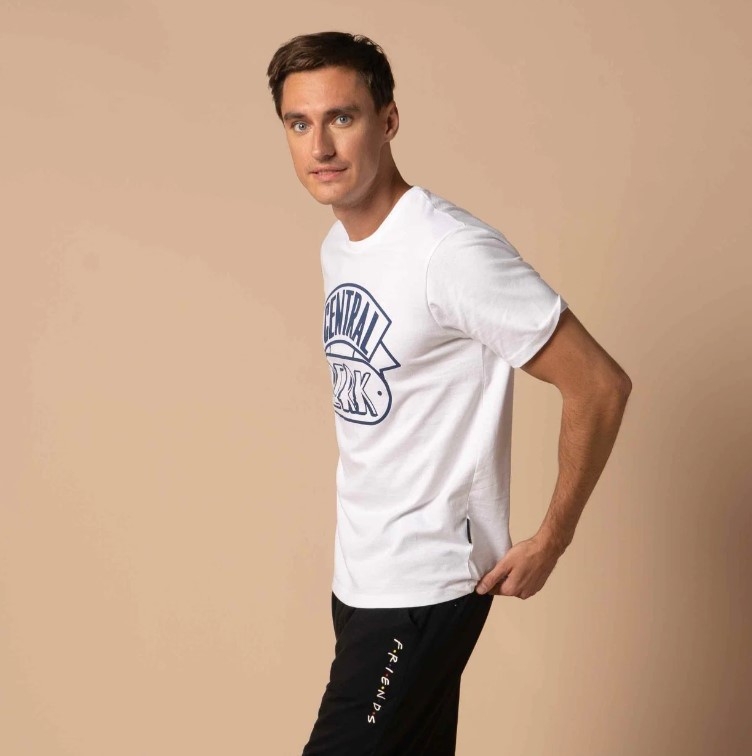 طقم بجامة رجالي طويل فريندز