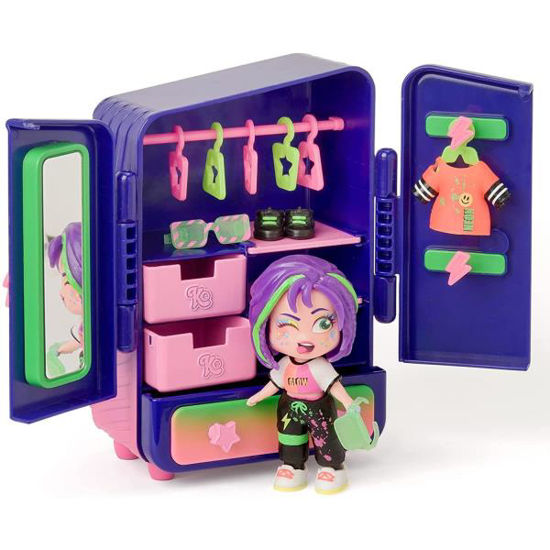 كوكي لوس-خزانة روبن مع ملابس دمية صغيرة