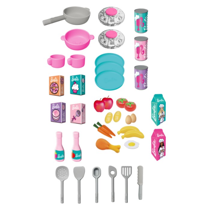باربي - مطبخ كبير بإضاءة وصوت