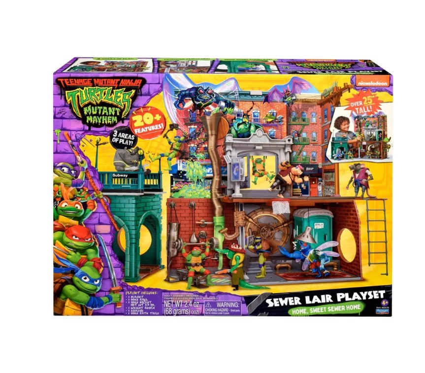TMNT MOVIE SEWER LAIR PLAYSET