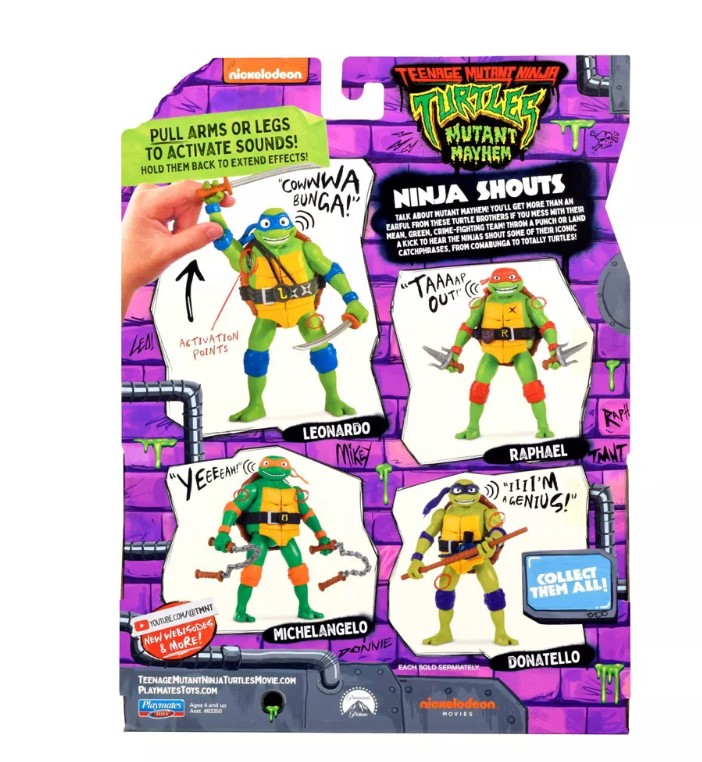 سلاحف النينجا شخصية موتانت مايم نينجا- دوناتيلو