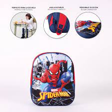 حقيبة ظهر مدرسية للأطفال سبايدر مان