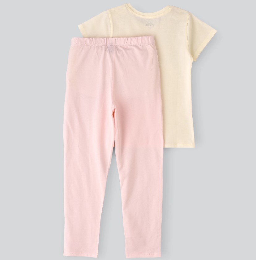 طقم بجامة أميرات ديزني للبنات