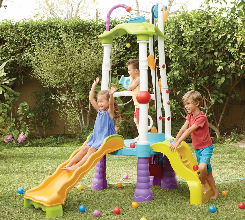 منطقة المرح من ليتل تايكس متسلق برج تمبلين