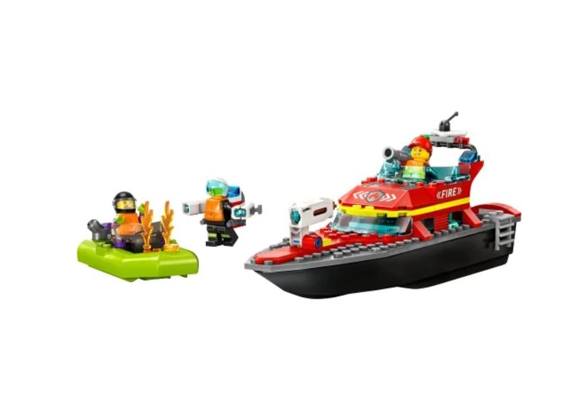ليجو- قارب إنقاذ الحريق