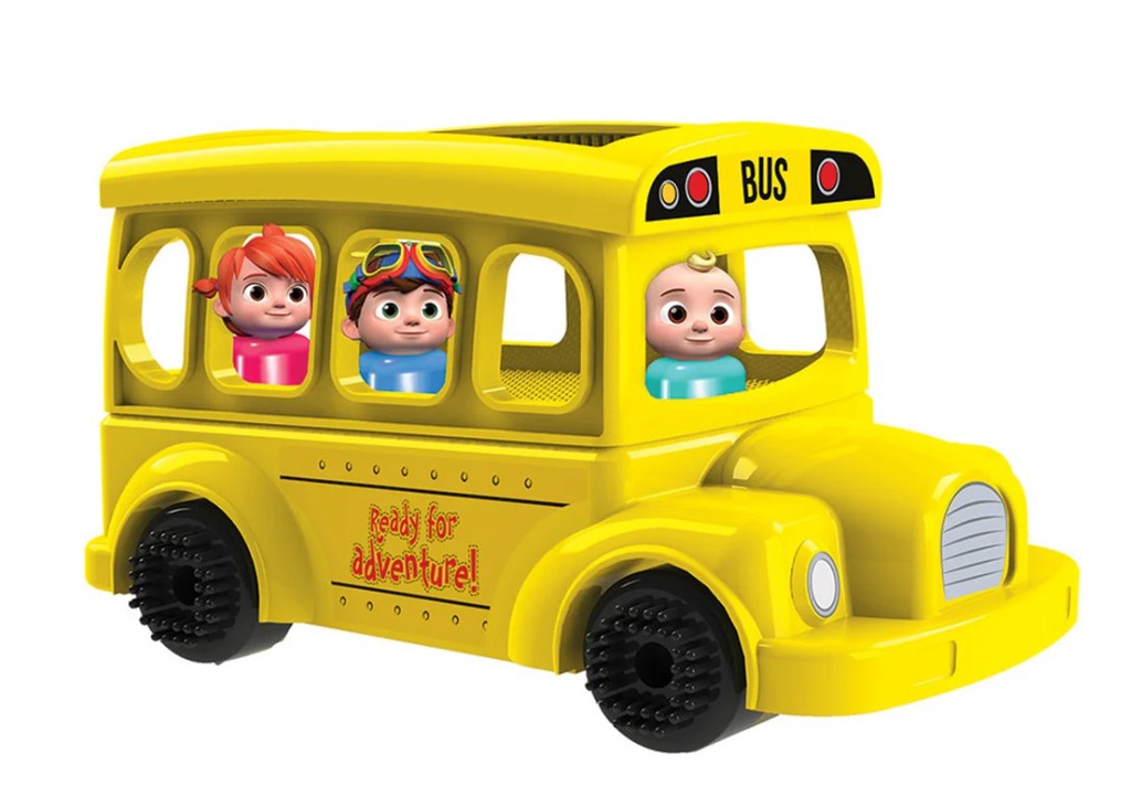 كوكو ميلون مجموعة حافلة المدرسة بناء واللعب