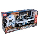 تيمسترز حاملة سيارات الشرطة الصغيرة بالصوت مع سيارة وطائرة 