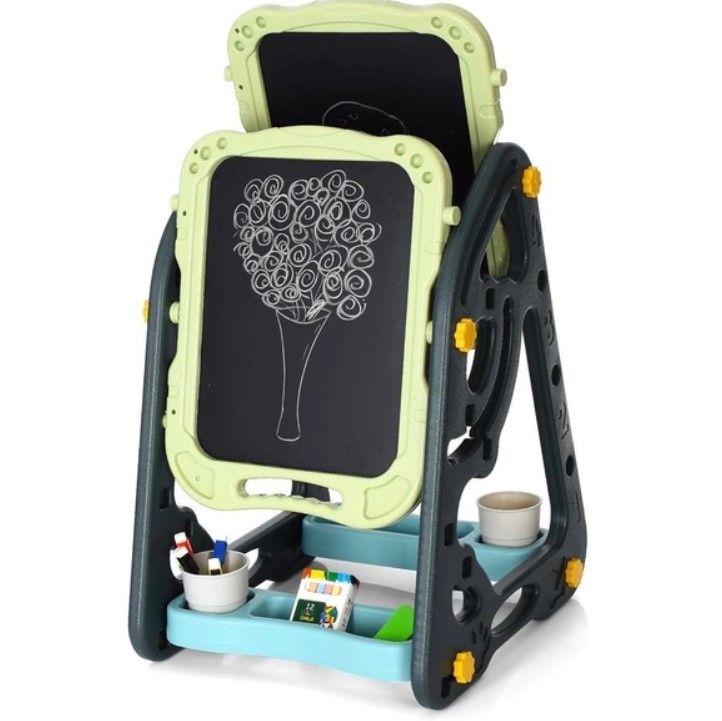 Bookshelf double-sided drawing board