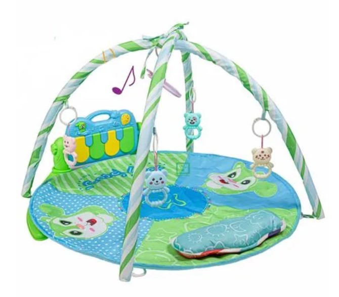 هارمونيوم ألعاب رياضية مع بيانو ووسادة -أخضر