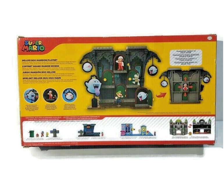 مجموعة لعب سوبر ماريو ديلوكس بو مانشن 9 قطع