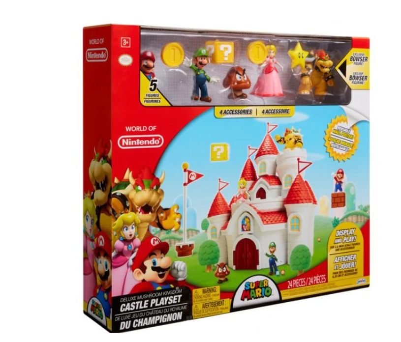 SUPERMARIO DELUXE CASTLE PLAYSET 6CM