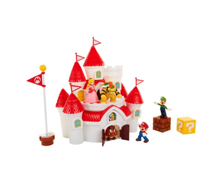SUPERMARIO DELUXE CASTLE PLAYSET 6CM