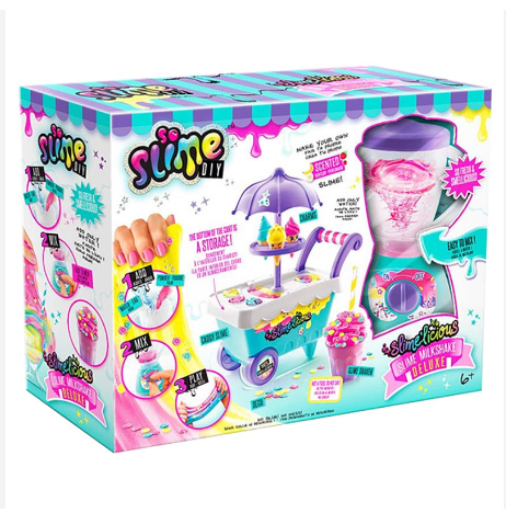 مجموعة تجارب خلاط وعربة آيس كريم سلايم ديلوكس
