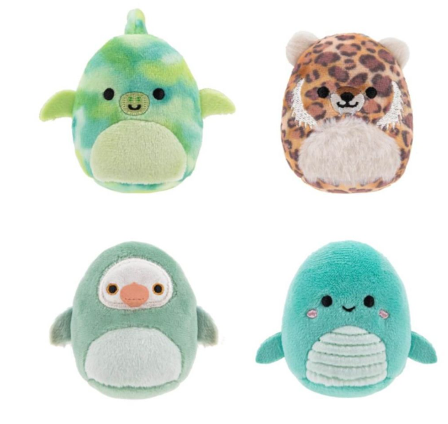 دمية سكويشفيل صغيرة 4قطع  سكويش مالوز