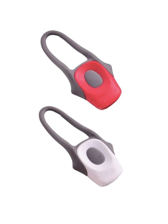 سبارتان اضاءة للدراجة الهوائية، احمر/ابيض/رمادي، SP-9024