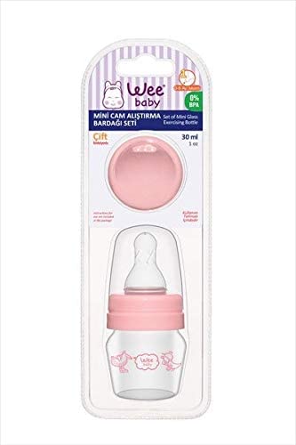 زجاجة رضاعة صغيرة من البولي بروبيلين من وي بيبي 30 مل - قطعة واحدة