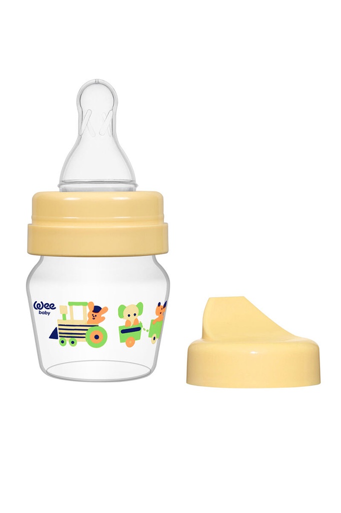 زجاجة رضاعة صغيرة من البولي بروبيلين من وي بيبي 30 مل - قطعة واحدة