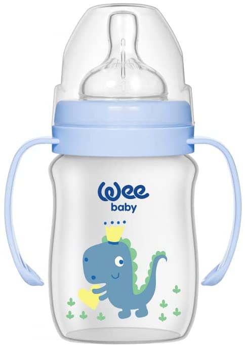 زجاجة رضاعة من مادة البولي بروبيلين الكلاسيكية عنق عريضة من وي بيبي 250 مل 1 قطعة