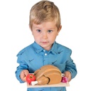 مجموعة دجاج المشوي صينية وسكين