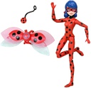 Miraculous Ladybug doll with wings, height 12 cm