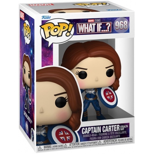 Funko Pop - 968 - Captain Carter Stealth Suit from Marvel Studios