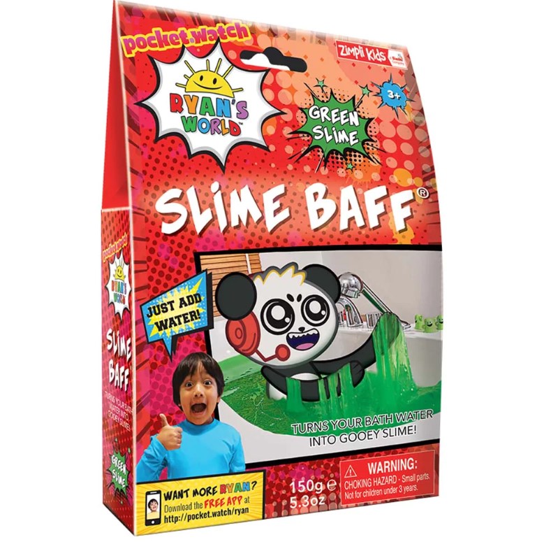 Zimbly Kids Slime Puff Ryan's World - Green