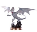 white blue eyes white dragon - figurine