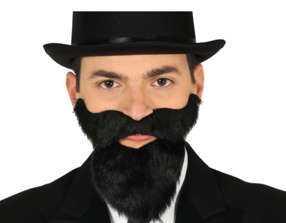 Black Beard and Mustache - Hello Win