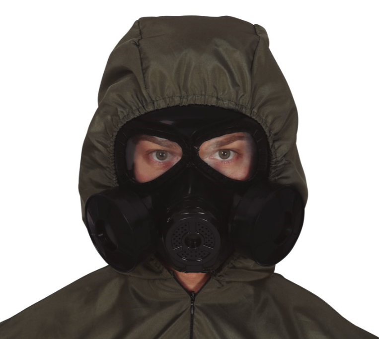 Black Gas Mask - Halloween