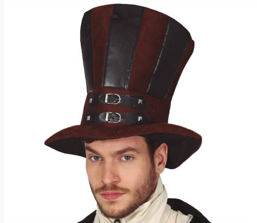 قبعة عالية الجوة مع إبزيم-هالوين