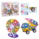 Magic magnetic car playset